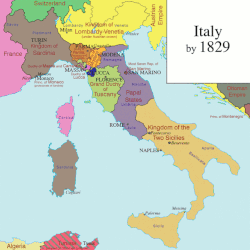 Interactive map of Italian Unification