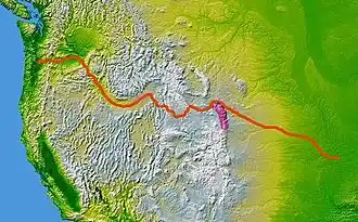 oregon trail map