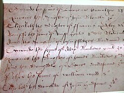 baptism parish register
