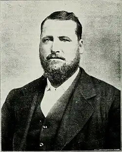Portrait of Orange Seely, from the book "History of Sanpete and Emery counties, Utah", 1898