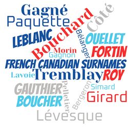 French Canadian surnames