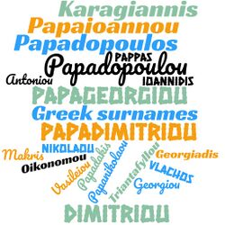 Greek surnames