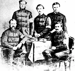 Irish and French soldiers