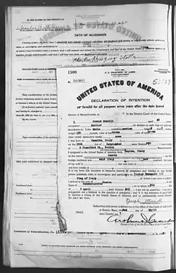 naturalization application