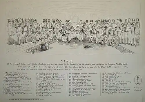 Key of the figures on File:The Signing of the Treaty of Nanking