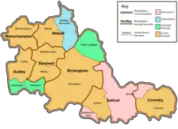 west midlands boundary