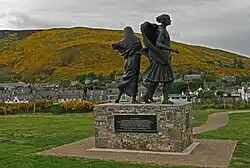 emigrants statue gold rush