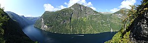The famous Geirangerfjord of Norway
