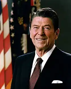President Reagan, 1981.
