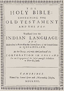 Eliot Indian Bible