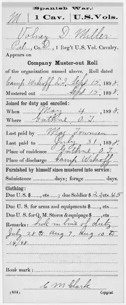 Compiled military record