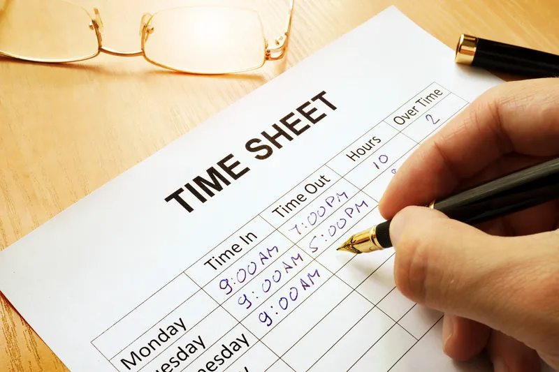 File:Records work hours in a time sheet.jpg