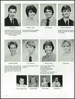 Page 34 from the Clarence Central School 1986 yearbook, Paint the Town Red: 86.