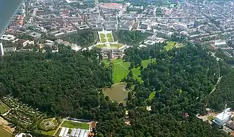 Town center of Karlsruhe