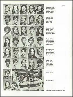 Page 104 of the Winter Haven High School yearbook, 1973.