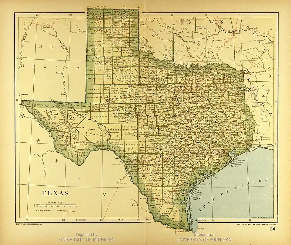 Texas Historical Migration Routes - MyHeritage Wiki