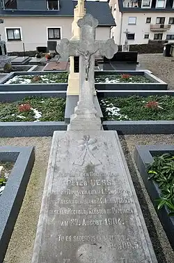 Gravestone of Fr. Peter Hess (1828-1904)