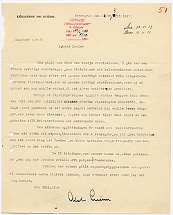 Swedish military document