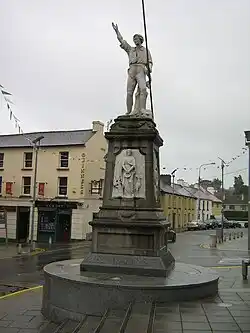 Billy Byrne statue in Wicklow