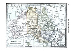 Historical Map of Australia