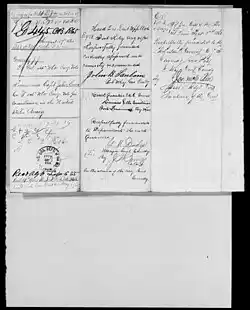 Page of Compiled Military Service Record