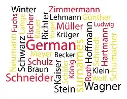 German surnames