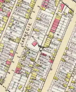 Cadastral map, Pittsburgh