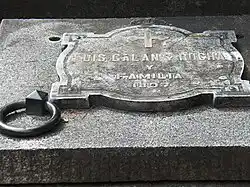 Gravestone in MOntevideo