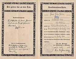Confirmation record