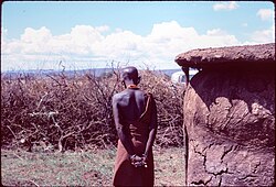 Maasai Man, Kenya 1971
