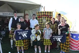 Macleods in full clan regalia