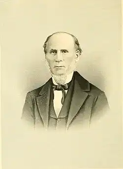 Portrait of John Caldwell from the book "Indian wars and pioneers of Texas," 1890.