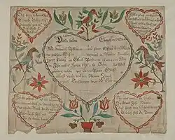 Baptismal certificate of Elmer Kottcamp.