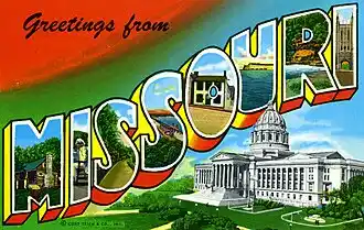 Missouri post card