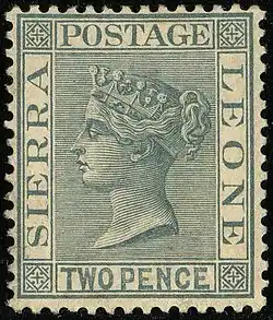 Postage stamp from Sierra Leon