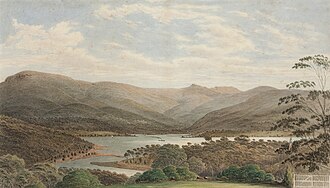 Risdon Cove from Old Government House, George Francis Evans