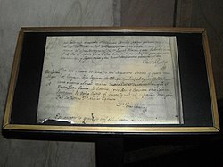 Baptism certificate of José Gervasio Artigas. Montevideo Cathedral, 1764.