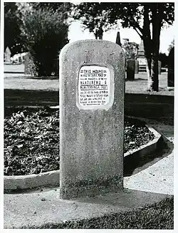 Māori tomb at Gate Pa Cemetery, Tauranga.