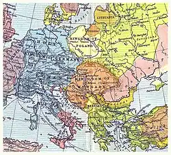 Central and Eastern Europe circa 1190 CE
