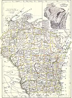 Map of Wisconsin