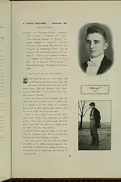 Yearbook page from Maryland State College class of 1917