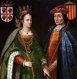 Ramon Berenguer IV, Count of Barcelona and Petronilla of Aragon, daughter of the last King of Aragon, Ramiro II. Their union formed the Crown of Aragon.