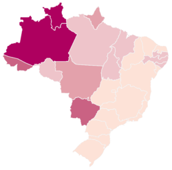 Indigenous Map of Brazil