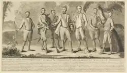 Cherokee Delegation to England, 1730.