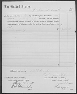 Approved Claim Files from Beaufort County, South Carolina - Smith, Harriet, Claim No. 10086
