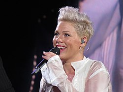 Alecia Beth Moore Hart performs under the name of Pink
