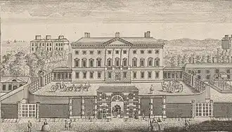 Leinster House in Dublin in 1757