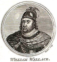 An engraving of William Wallace produced in 1757