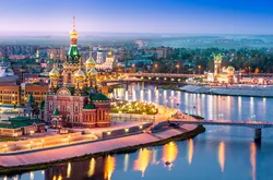 The city of Yoshkar-Ola, Russia