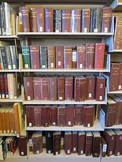 Directories at the Central Library, Portland. 2012